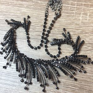 Black emerald Choker With Extender